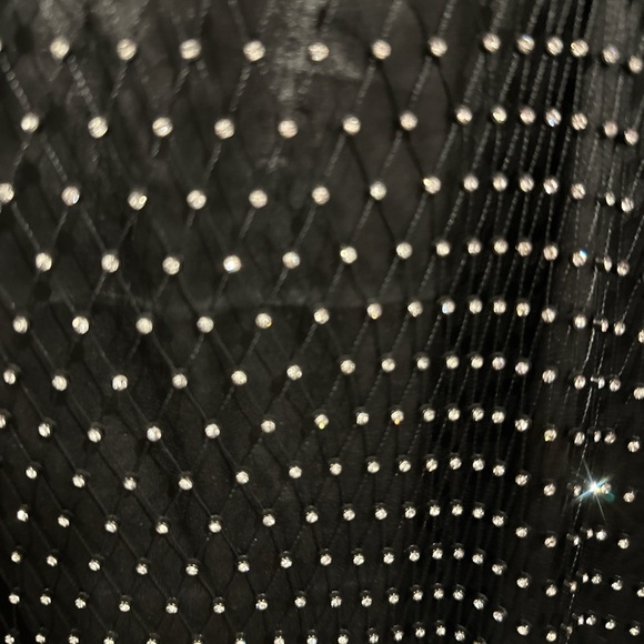 The Vintage Shop Black Sequin Embellished‎ Mini Slip Dress - Picture 4 of 4